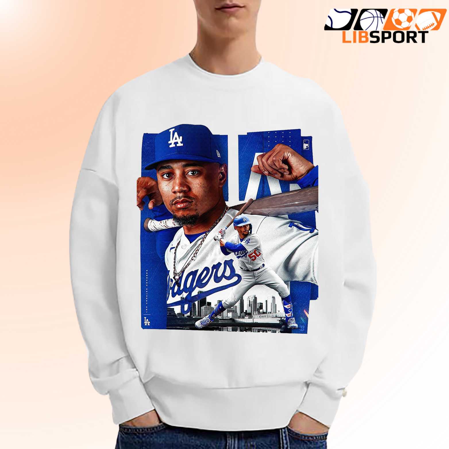 Mookie Betts T Shirt, Los Angeles Dodgers Baseball, Retro Streetwear Tee